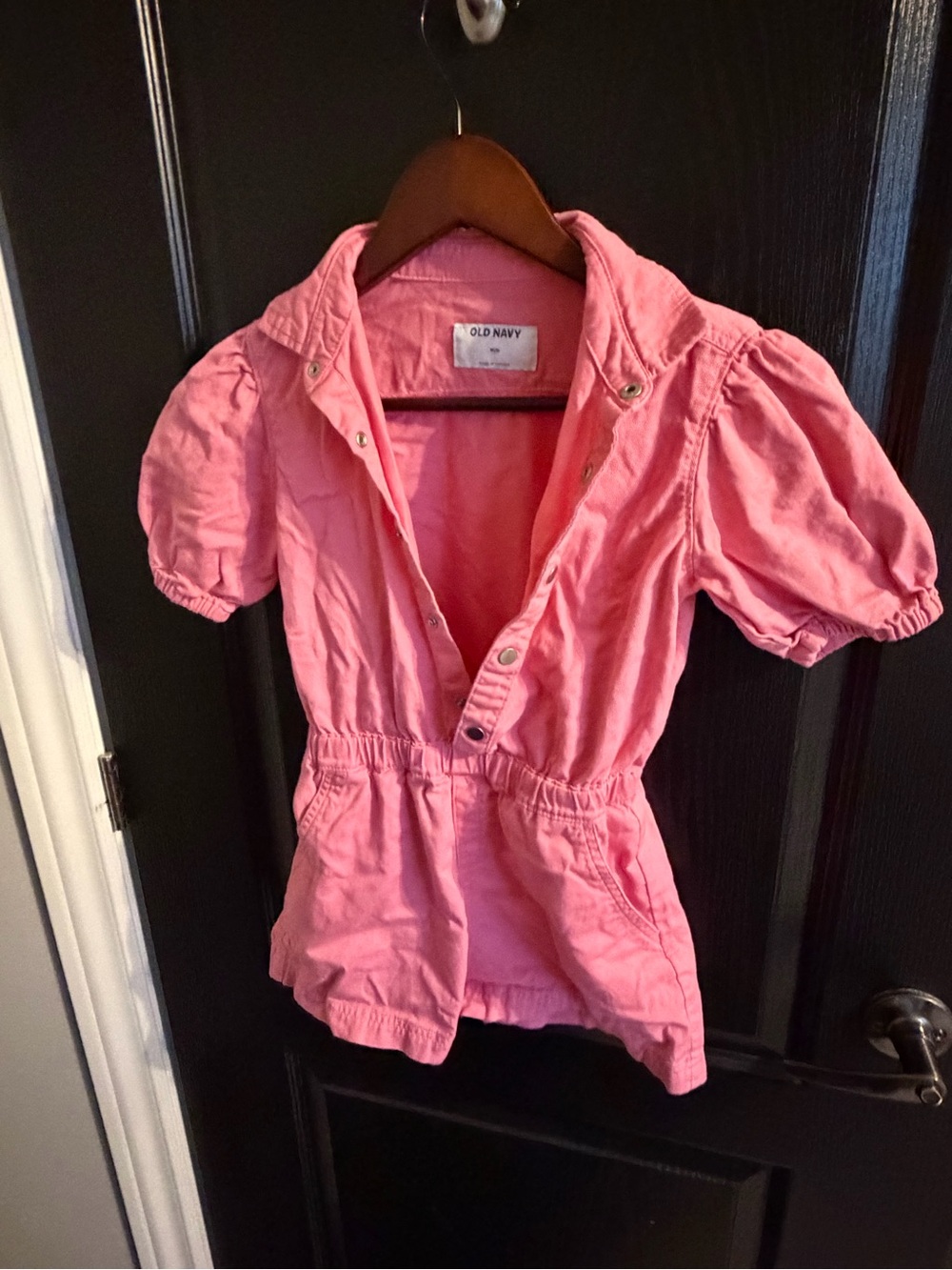 Old Navy Coral-Pink Button-Up Shirt